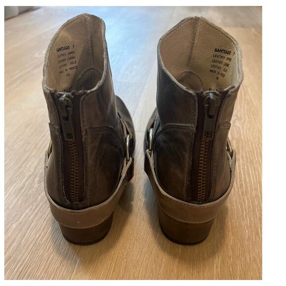 Freebird by Steven Women's Santiago Harness Boots Size 7 Stone - Picture 4 of 8